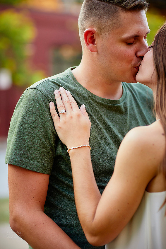 Gina & Allen: Engagement Session in the Flats in Downtown Cleveland