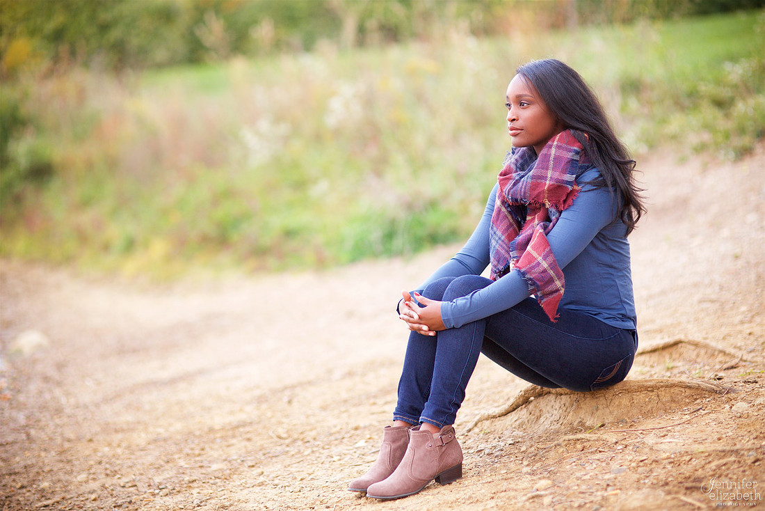 Kiara: Senior Portrait Session in Worthington, Ohio