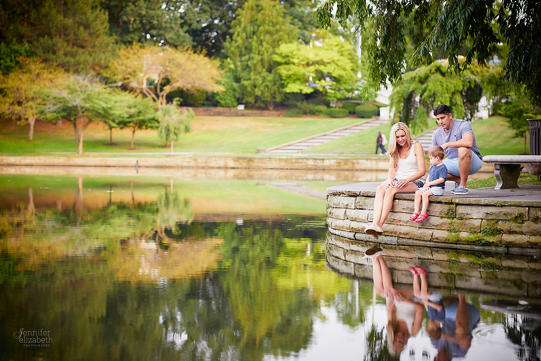 The V Family: Portrait Session at Wade Lagoon and the Cleveland Museum of Art