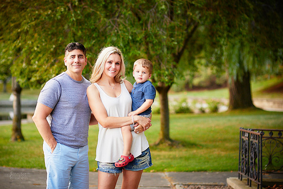 The V Family: Portrait Session at Wade Lagoon and the Cleveland Museum of Art