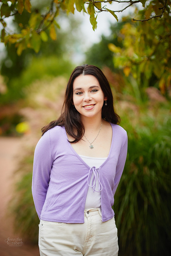 Emma: Senior Session at Kingwood Center Gardens in Mansfield