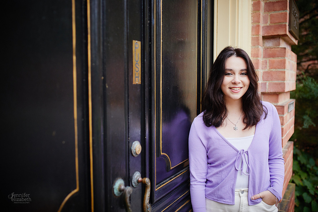 Emma: Senior Session at Kingwood Center Gardens in Mansfield