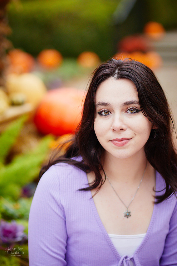 Emma: Senior Session at Kingwood Center Gardens in Mansfield