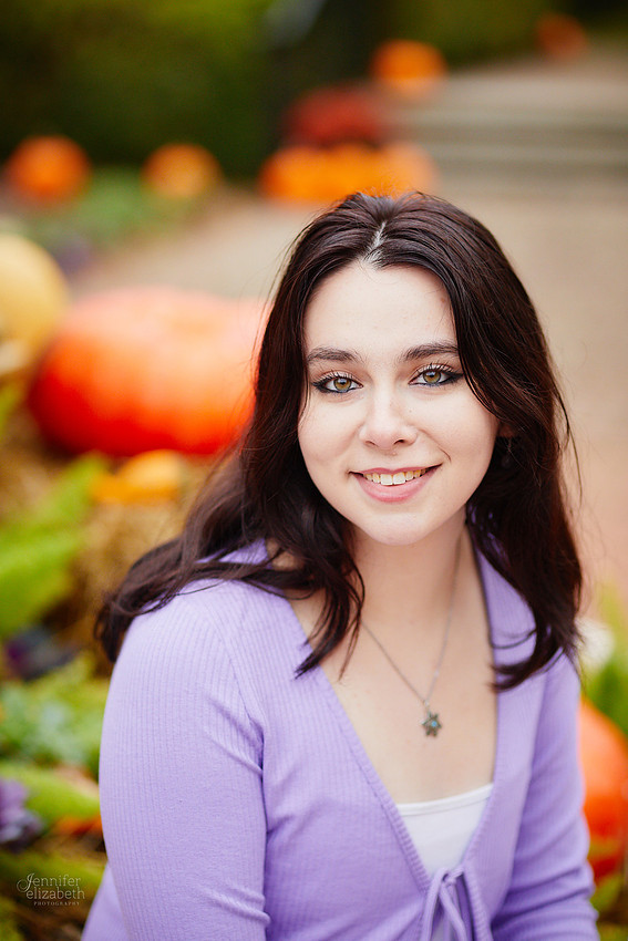 Emma: Senior Session at Kingwood Center Gardens in Mansfield