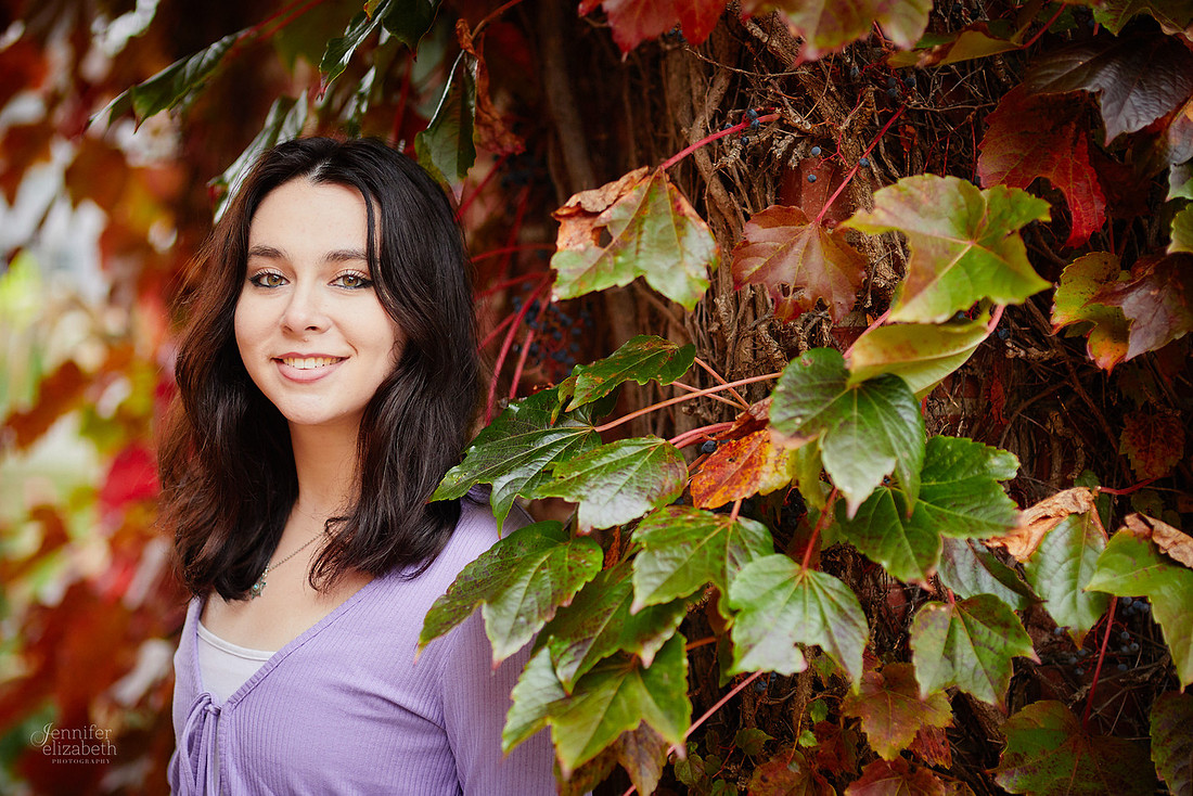 Emma: Senior Session at Kingwood Center Gardens in Mansfield