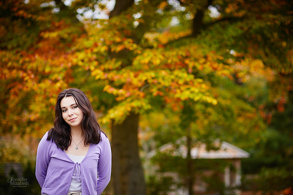 Emma: Senior Session at Kingwood Center Gardens in Mansfield