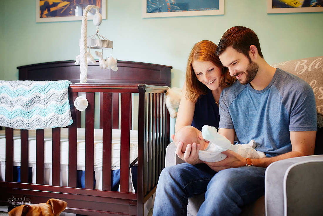 Baby Nolan: Lifestyle Newborn Session in Walton Hills, Ohio