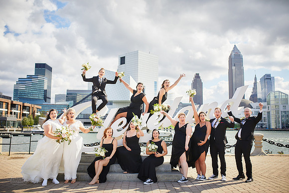 Allison & Taylor: Downtown Cleveland Wedding at Lake Affect Studios