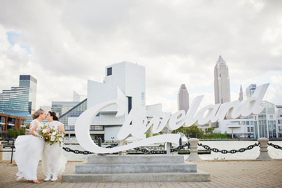 Allison & Taylor: Downtown Cleveland Wedding at Lake Affect Studios