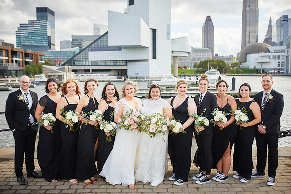 Allison & Taylor: Downtown Cleveland Wedding at Lake Affect Studios
