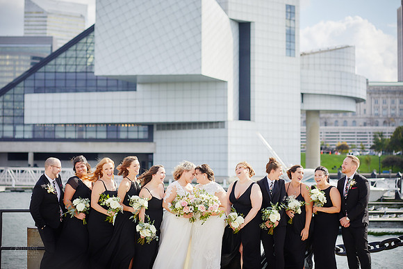 Allison & Taylor: Downtown Cleveland Wedding at Lake Affect Studios