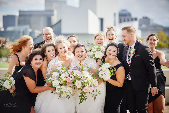 Allison & Taylor: Downtown Cleveland Wedding at Lake Affect Studios