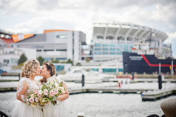 Allison & Taylor: Downtown Cleveland Wedding at Lake Affect Studios