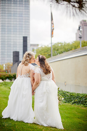 Allison & Taylor: Downtown Cleveland Wedding at Lake Affect Studios