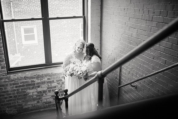 Allison & Taylor: Downtown Cleveland Wedding at Lake Affect Studios