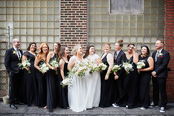 Allison & Taylor: Downtown Cleveland Wedding at Lake Affect Studios