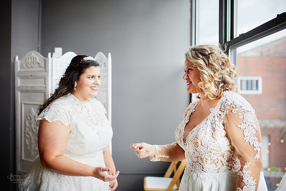 Allison & Taylor: Downtown Cleveland Wedding at Lake Affect Studios