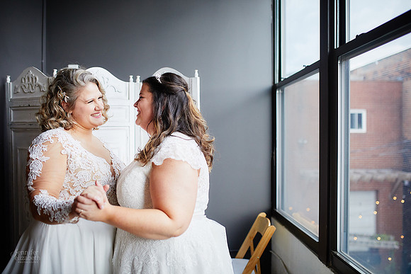 Allison & Taylor: Downtown Cleveland Wedding at Lake Affect Studios