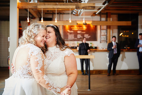 Allison & Taylor: Downtown Cleveland Wedding at Lake Affect Studios