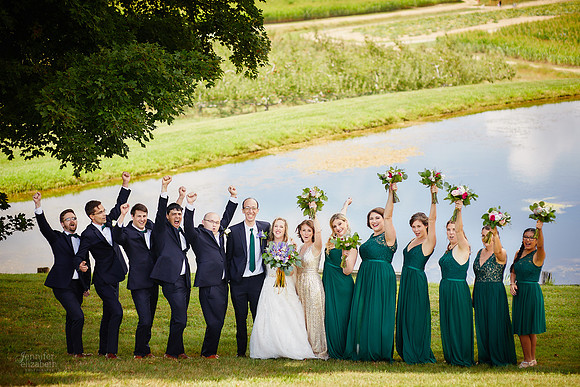 Melissa & Justin: Wedding at Mapleside Farms in Brunwick