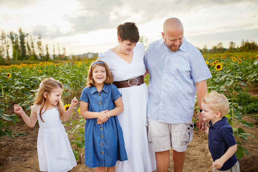 Sunflower Portrait Sessions at Maria's Field of Hope in Avon