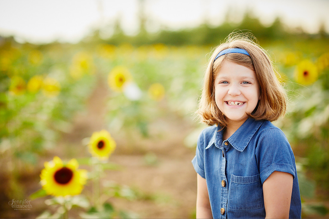 Sunflower Portrait Sessions at Maria's Field of Hope in Avon