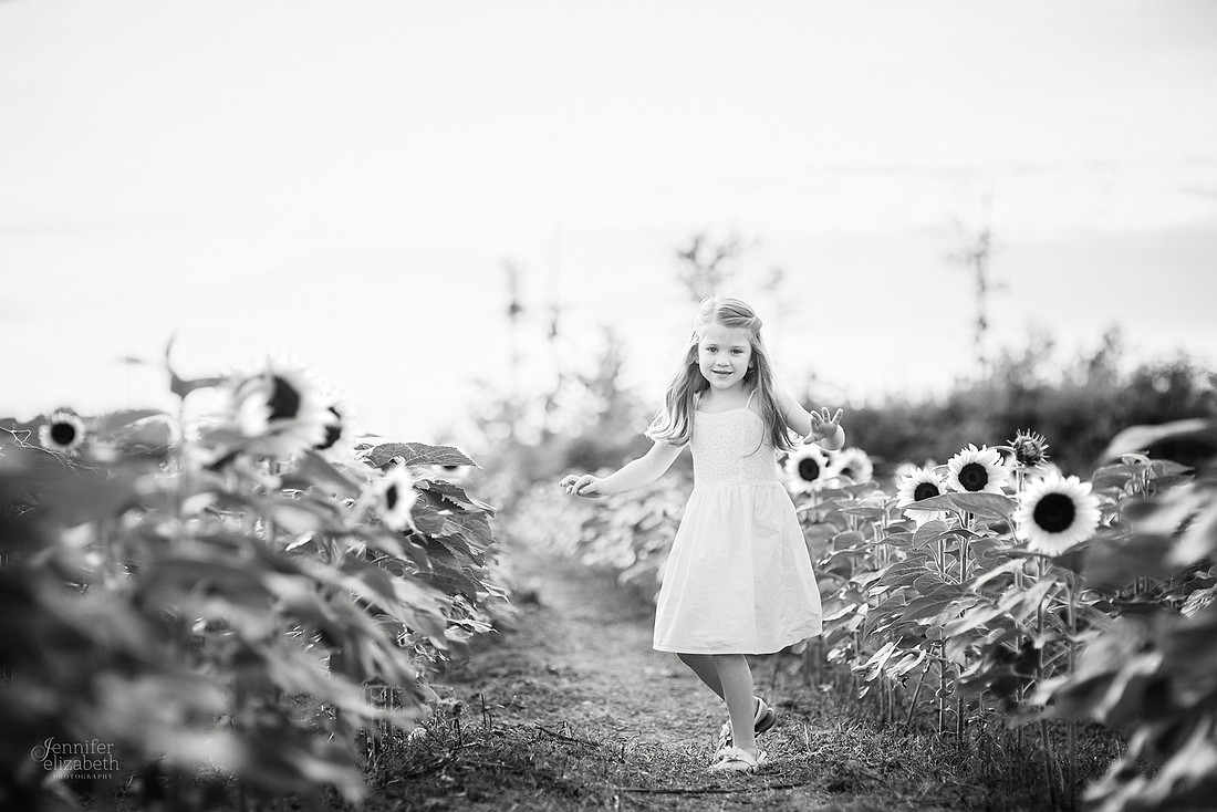 Sunflower Portrait Sessions at Maria's Field of Hope in Avon