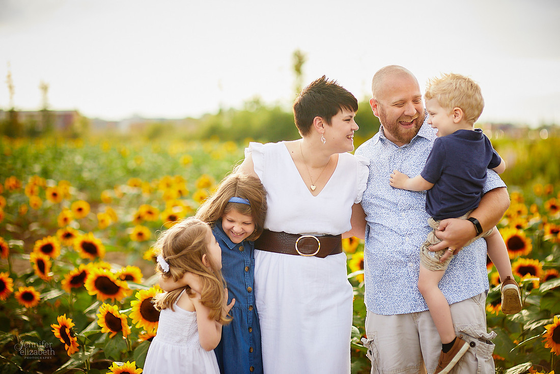 Sunflower Portrait Sessions at Maria's Field of Hope in Avon