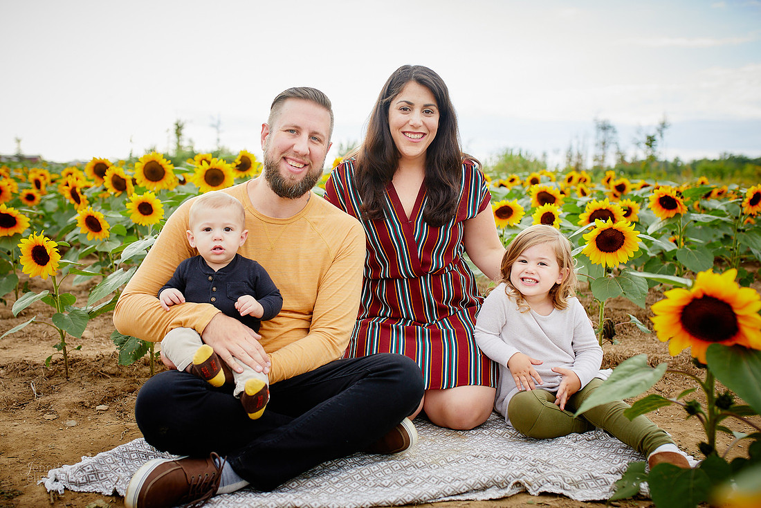 Sunflower Portrait Sessions at Maria's Field of Hope in Avon