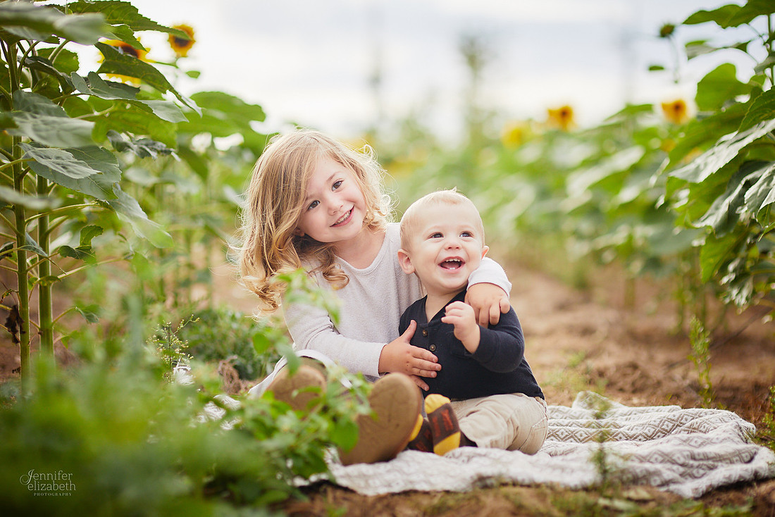 Sunflower Portrait Sessions at Maria's Field of Hope in Avon