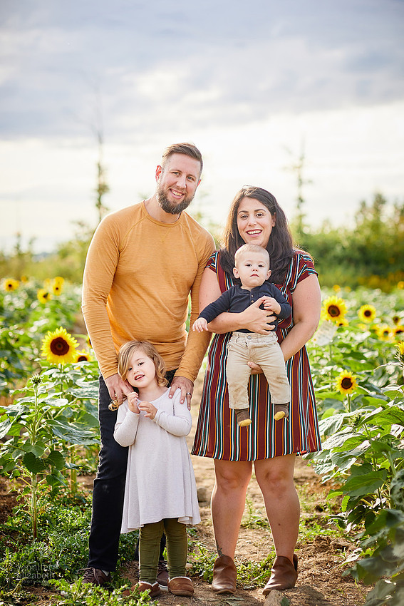 Sunflower Portrait Sessions at Maria's Field of Hope in Avon