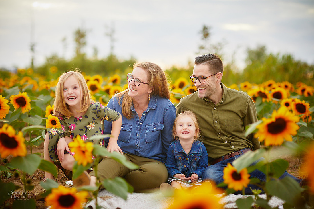 Sunflower Portrait Sessions at Maria's Field of Hope in Avon