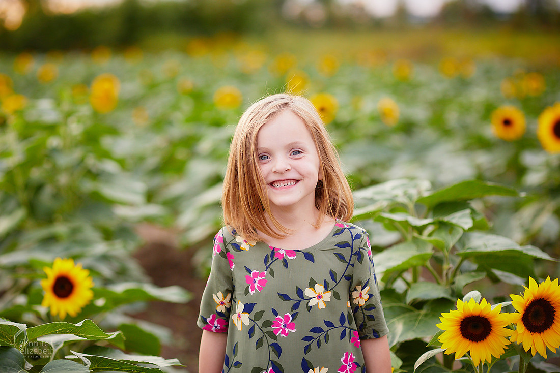Sunflower Portrait Sessions at Maria's Field of Hope in Avon