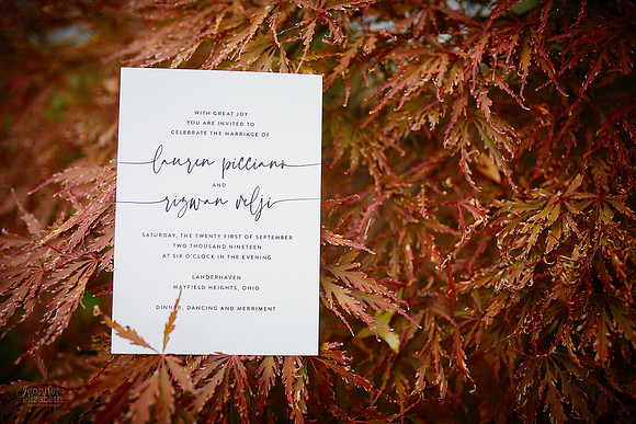 Lauren & Rizwan: Wedding Reception at Landerhaven Executive Caterers