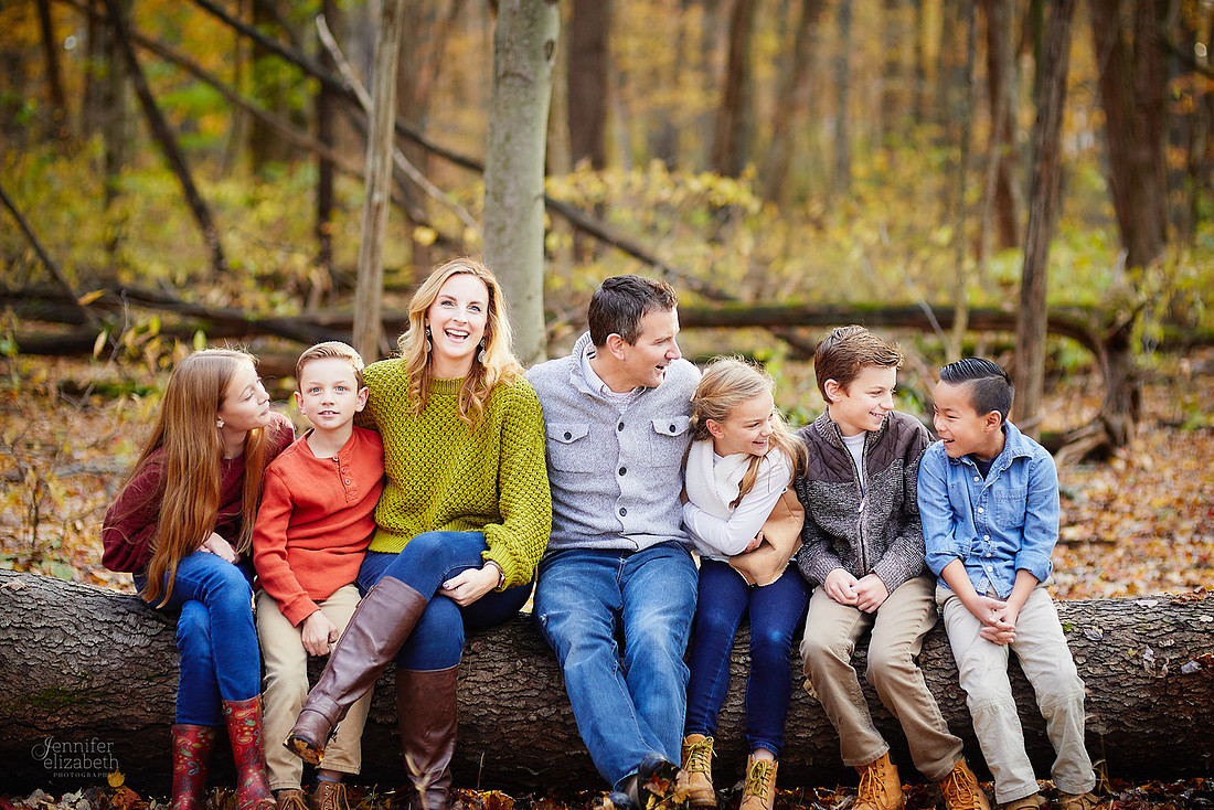 The D Family: Backyard Portrait Session in Aurora