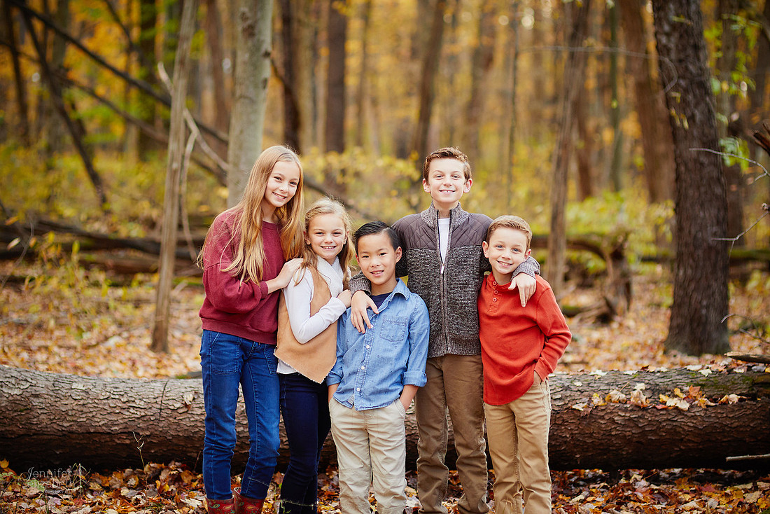 The D Family: Backyard Portrait Session in Aurora