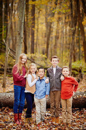 The D Family: Backyard Portrait Session in Aurora