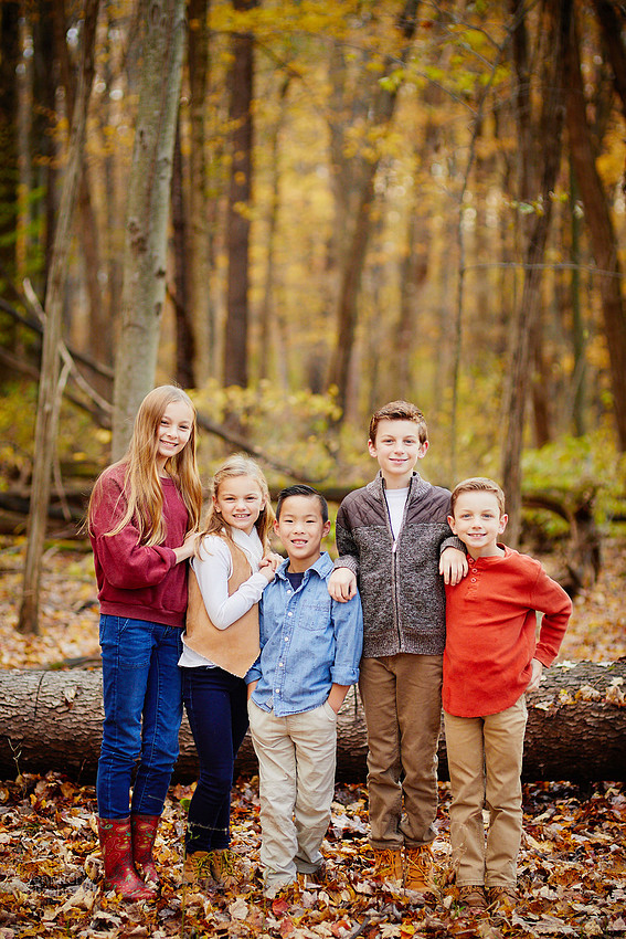 The D Family: Backyard Portrait Session in Aurora