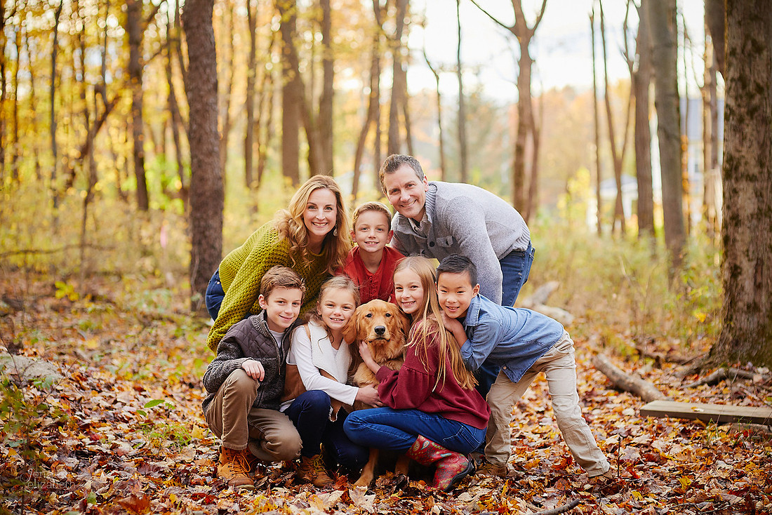 The D Family: Backyard Portrait Session in Aurora