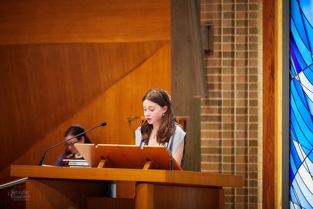 Shira: Bat Mitzvah at Congregation Beth Tikvah in Worthington