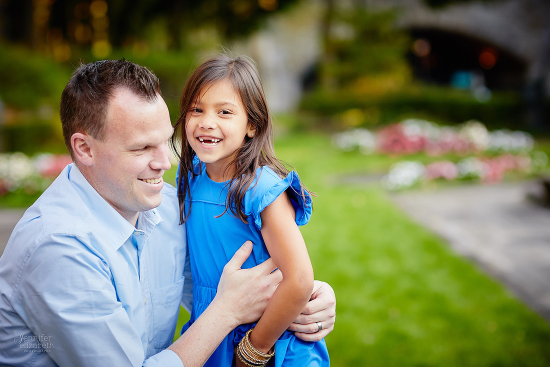 The G Family: Portrait Session at the Irish Cultural Garden