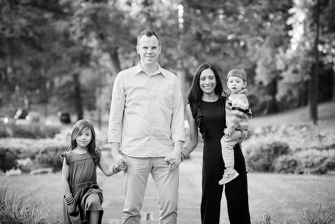 The G Family: Portrait Session at the Irish Cultural Garden
