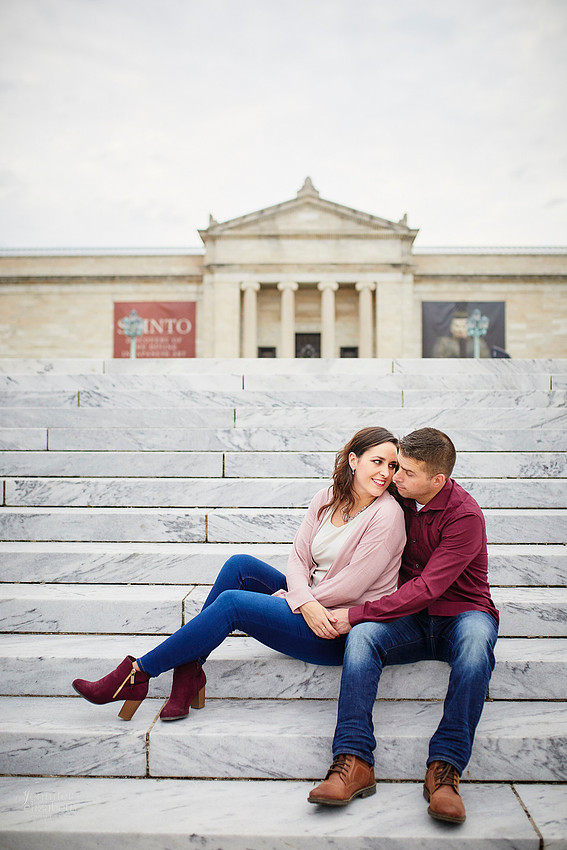 Tara & Pat: Engagement Session at the Cleveland Museum of Art and Wade Oval