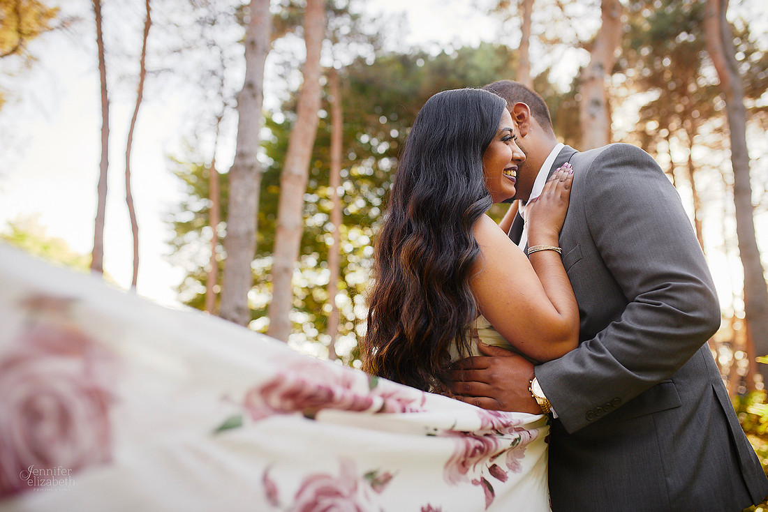 Stephanie & Vick: Engagement at Schoepfle Gardens