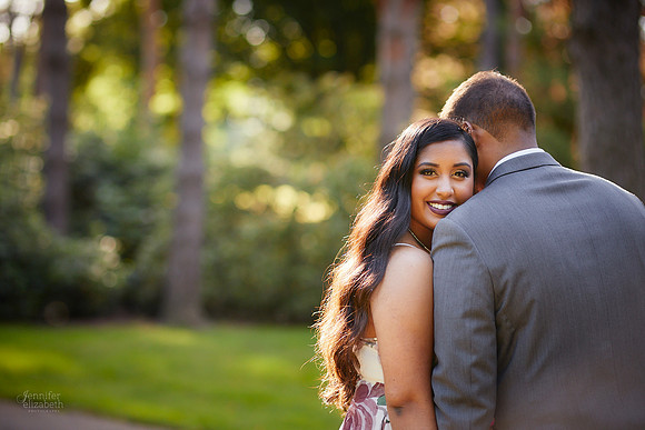 Stephanie & Vick: Engagement at Schoepfle Gardens