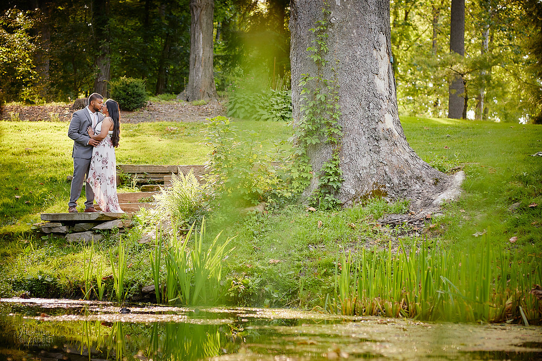 Stephanie & Vick: Engagement at Schoepfle Gardens