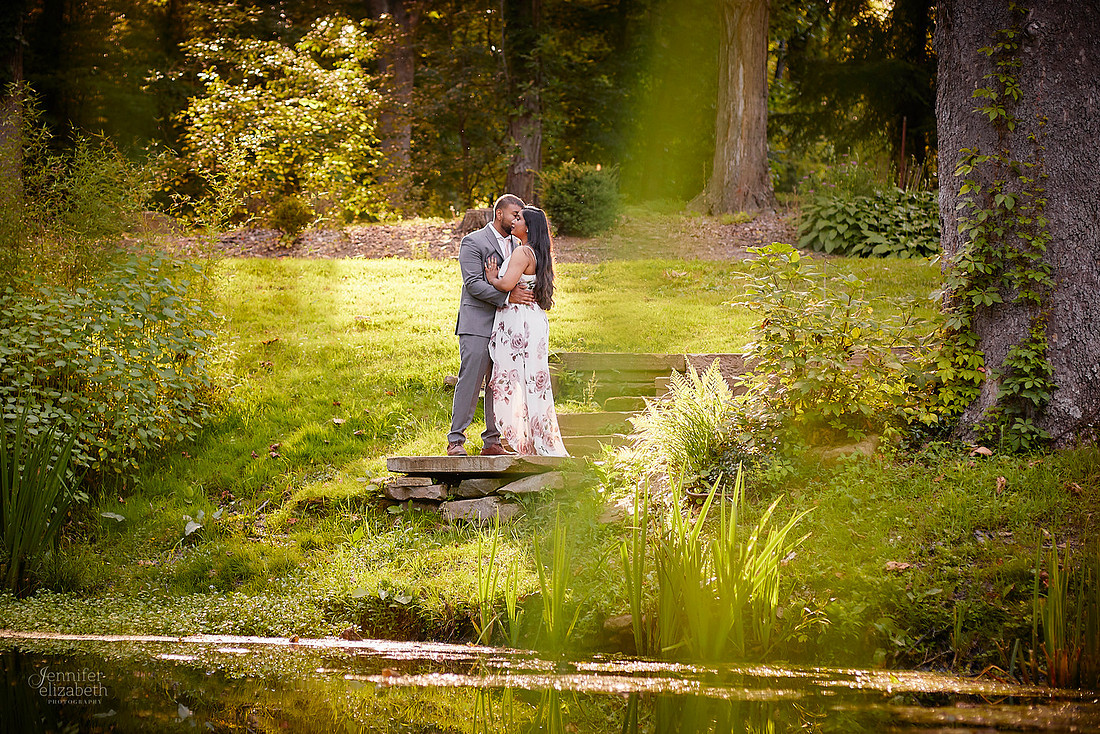 Stephanie & Vick: Engagement at Schoepfle Gardens