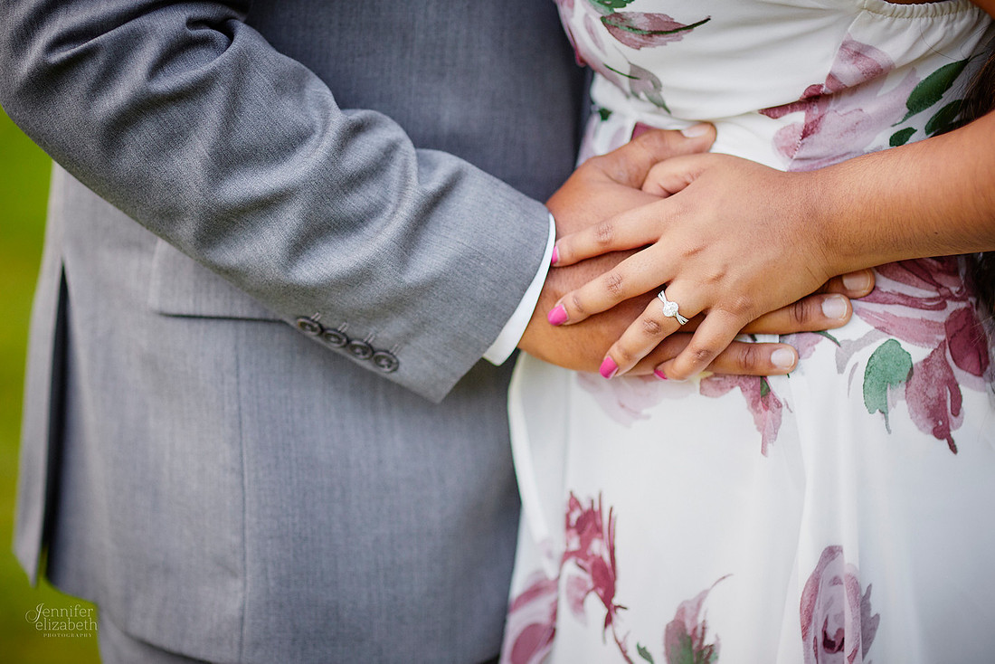 Stephanie & Vick: Engagement at Schoepfle Gardens