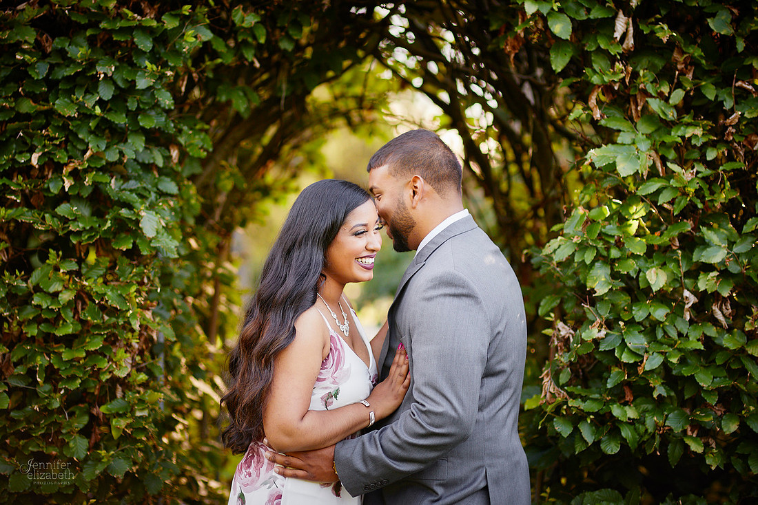 Stephanie & Vick: Engagement at Schoepfle Gardens