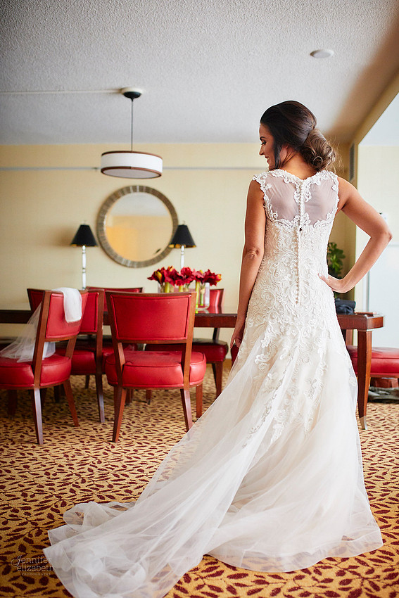Chrissy and Mike's Spring Wedding at the Cleveland Airport Marriott Hotel